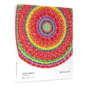 Pomegranate - Alma Thomas Springtime 500-Piece Circular Jigsaw Puzzle - The Puzzle Nerds  