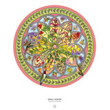 Pomegranate - Erin E. Hunter Floral Compass 500-Piece Circular Jigsaw Puzzle - The Puzzle Nerds  