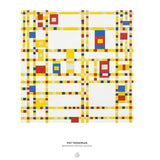 Pomegranate - Piet Mondrian Broadway Boogie Woogie 500-Piece Jigsaw Puzzle - The Puzzle Nerds  
