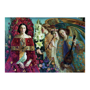 Pomegranate Puzzles - Annunciation by Olga Suvorova 1000 Piece Puzzle - The Puzzle Nerds  