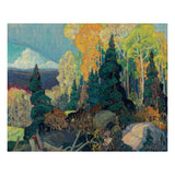 Pomegranate Puzzles - Autumn Hillside by Franklin Carmichael 1000 Piece Puzzle - The Puzzle Nerds  