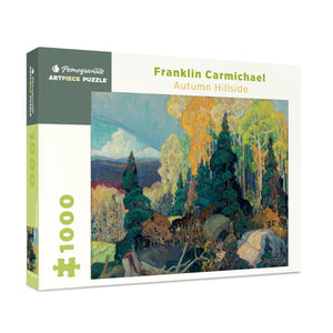 Pomegranate Puzzles - Autumn Hillside by Franklin Carmichael 1000 Piece Puzzle - The Puzzle Nerds  