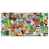 Pomegranate Puzzles - Beguiled By The Wild by Charley Harper 1000 Piece Panoramic Puzzle - The Puzzle Nerds  