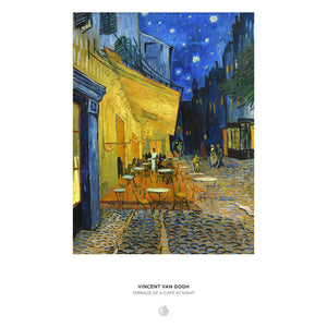 Pomegranate Puzzles  - Terrace of a Café at Night by Vincent Van Gogh 500-Piece Jigsaw Puzzle - The Puzzle Nerds 