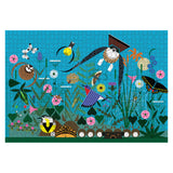 Pomegranate Puzzles  - Wild Summer by Charley Harper 1000 Piece Jigsaw Puzzle - The Puzzle Nerds 