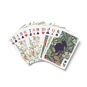 Pomegranate Puzzles -William Morris Playing Cards - The Puzzle Nerds 