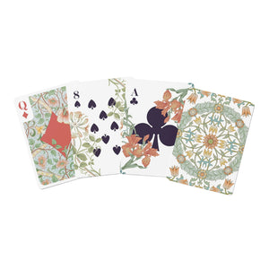 Pomegranate Puzzles -William Morris Playing Cards - The Puzzle Nerds 