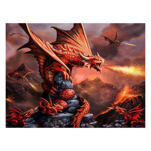 Prime 3D Puzzles - Fire Dragon 3D 500 Piece Puzzle - The Puzzle Nerds  