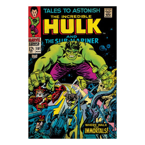 The Incredible Hulk And The Submariner Marvel 3D 300 Piece Puzzle