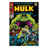 The Incredible Hulk And The Submariner Marvel 3D 300 Piece Puzzle