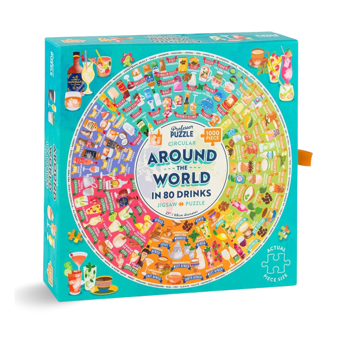 Professor Puzzles  - Around The World in 80 Drinks - The Puzzle Nerds 