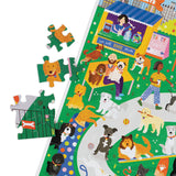 Professor Puzzles - Cat Café & Dog Park 500 Piece Double-Sided Puzzle - The Puzzle Nerds 