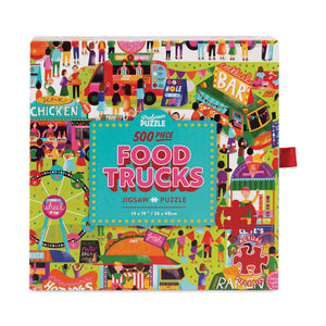 Professor Puzzles - Food Trucks 500 Piece Puzzle - The Puzzle Nerds 