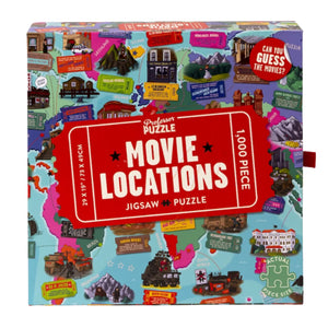 Professor Puzzles - Movie Locations 1000 Piece Puzzle - The Puzzle Nerds 