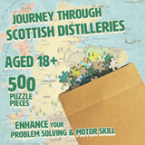 Puzzle Cru  - Whiskies Of Scotland 500 Piece Puzzle  - The Puzzle Nerds 