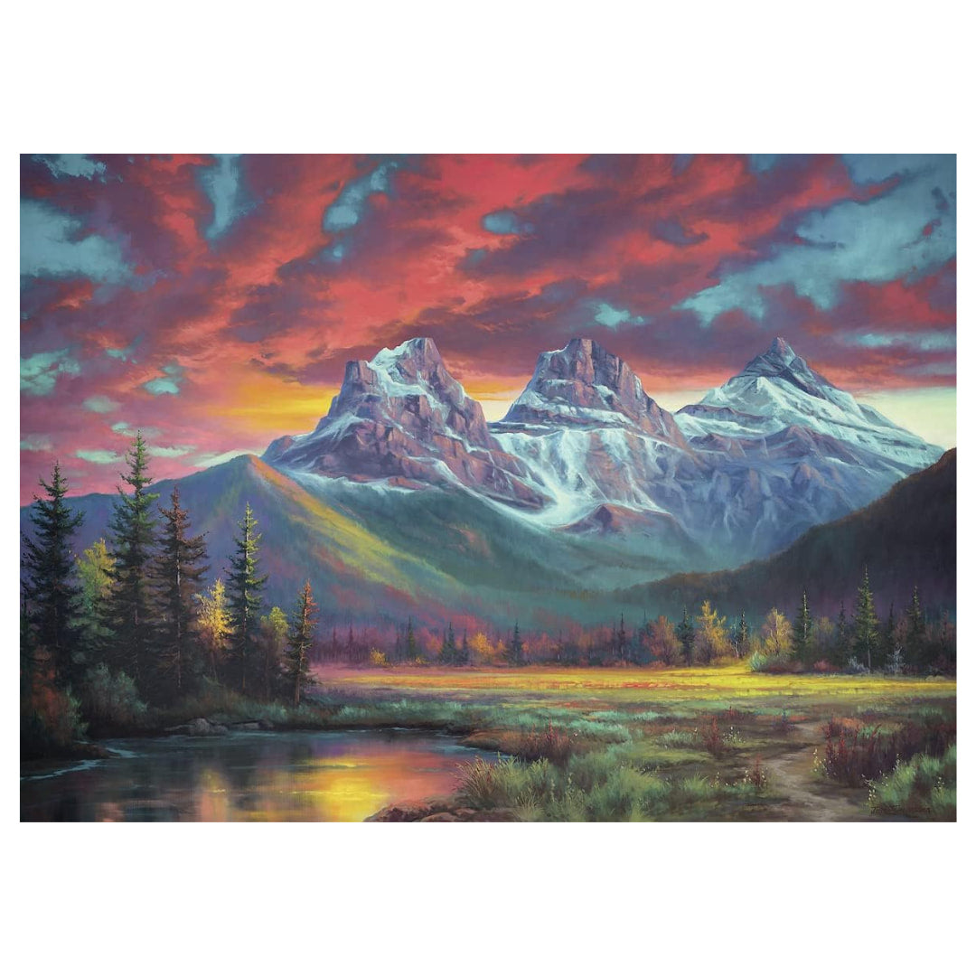 Ravensburger - Alberta's Three Sisters 1000 Piece Puzzle  - The Puzzle Nerds 