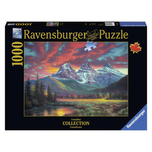 Ravensburger - Alberta's Three Sisters 1000 Piece Puzzle  - The Puzzle Nerds 