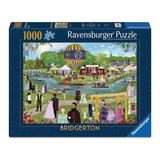 Ravensburger Bridgerton puzzle box with a colorful illustration of a garden party scene.