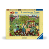 Ravensburger puzzle box with a community allotment scene on a white background