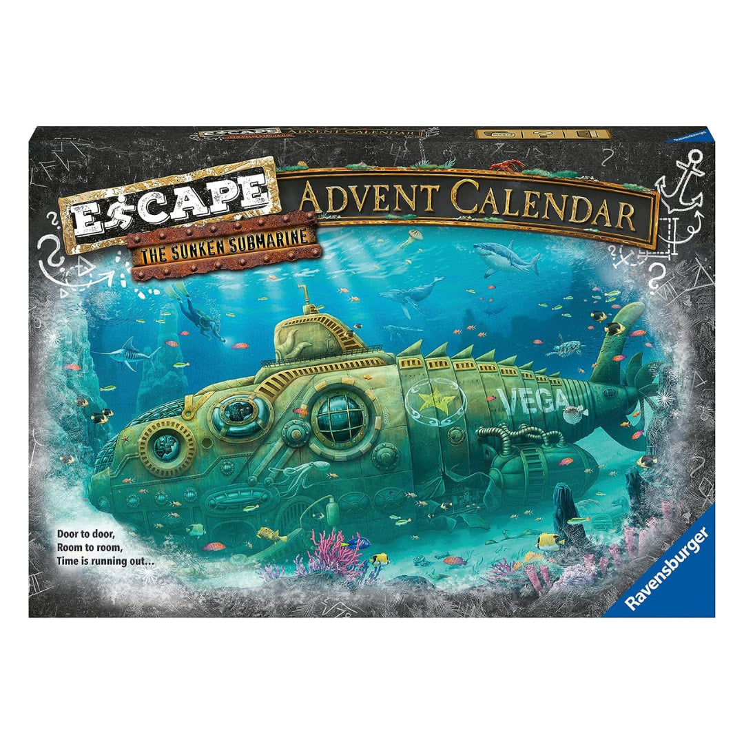 Ravensburger - Escape Advent Calendar The Sunken Submarine - The Puzzle Nerds 