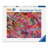 Fish In Fuchsia 500 Piece Puzzle