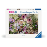 Ravensburger puzzle box with floral design on a white background