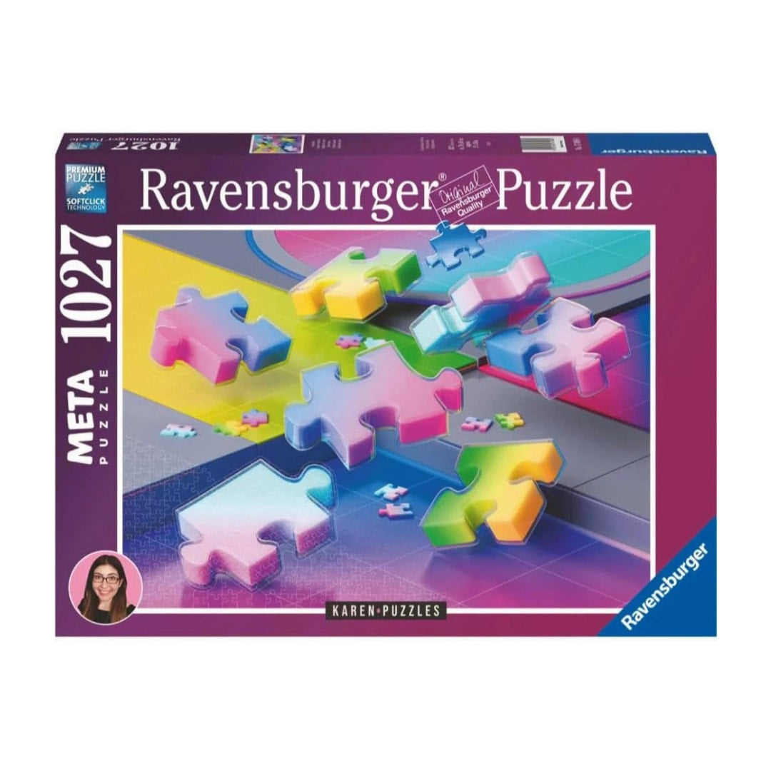 Ravensburger - Gradient Cascade 1000 Piece Puzzle - The Puzzle Nerds 