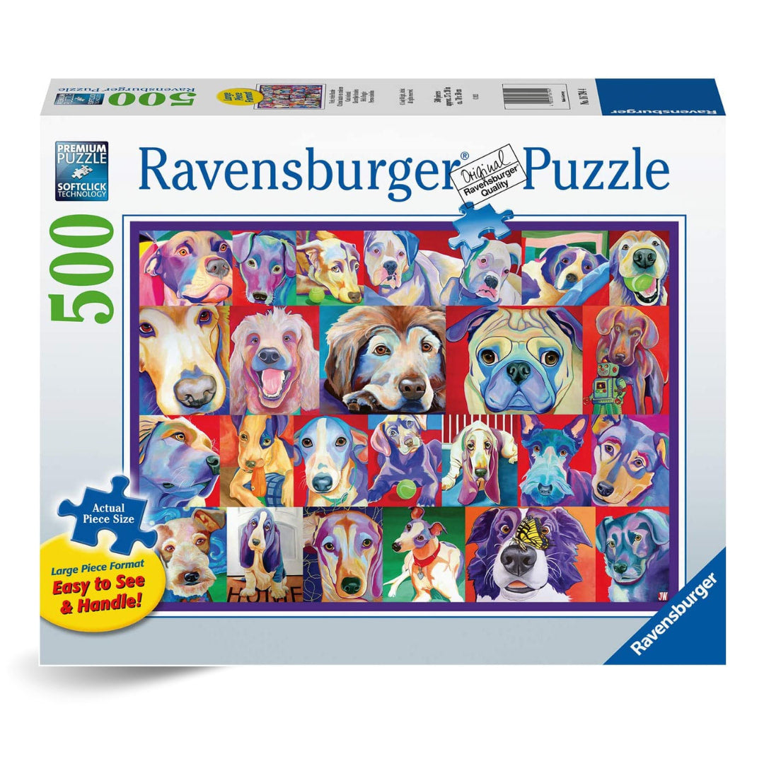 Ravensburger - Hello Doggie 500 Piece Puzzle - The Puzzle Nerds