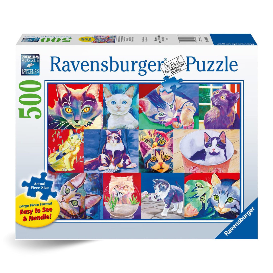 Ravensburger - Hello Kitty Cat 500 Piece Puzzle - The Puzzle Nerds