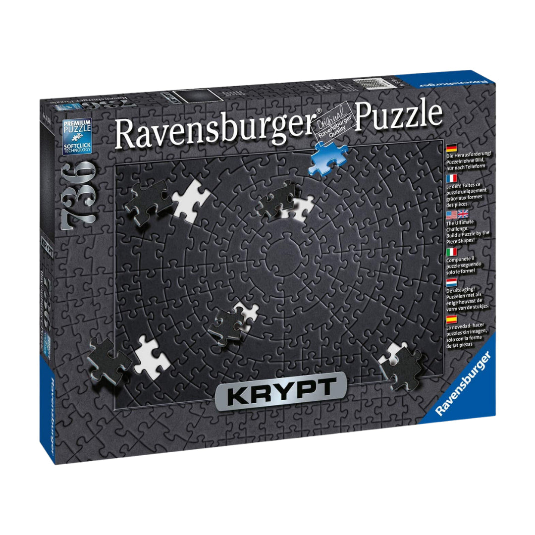 Ravensburger - Krypt Black 736 Piece Puzzle - The Puzzle Nerds