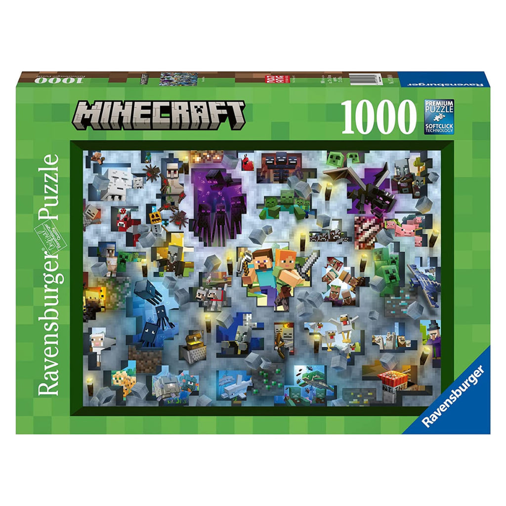 Ravensburger - Minecraft Mobs 1000 Piece Puzzle - The Puzzle Nerds