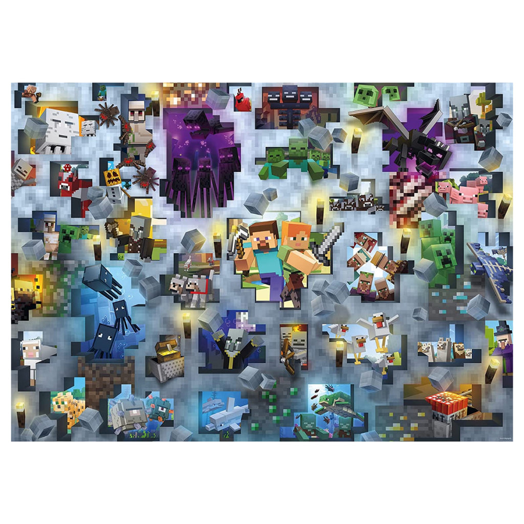 Ravensburger - Minecraft Mobs 1000 Piece Puzzle - The Puzzle Nerds