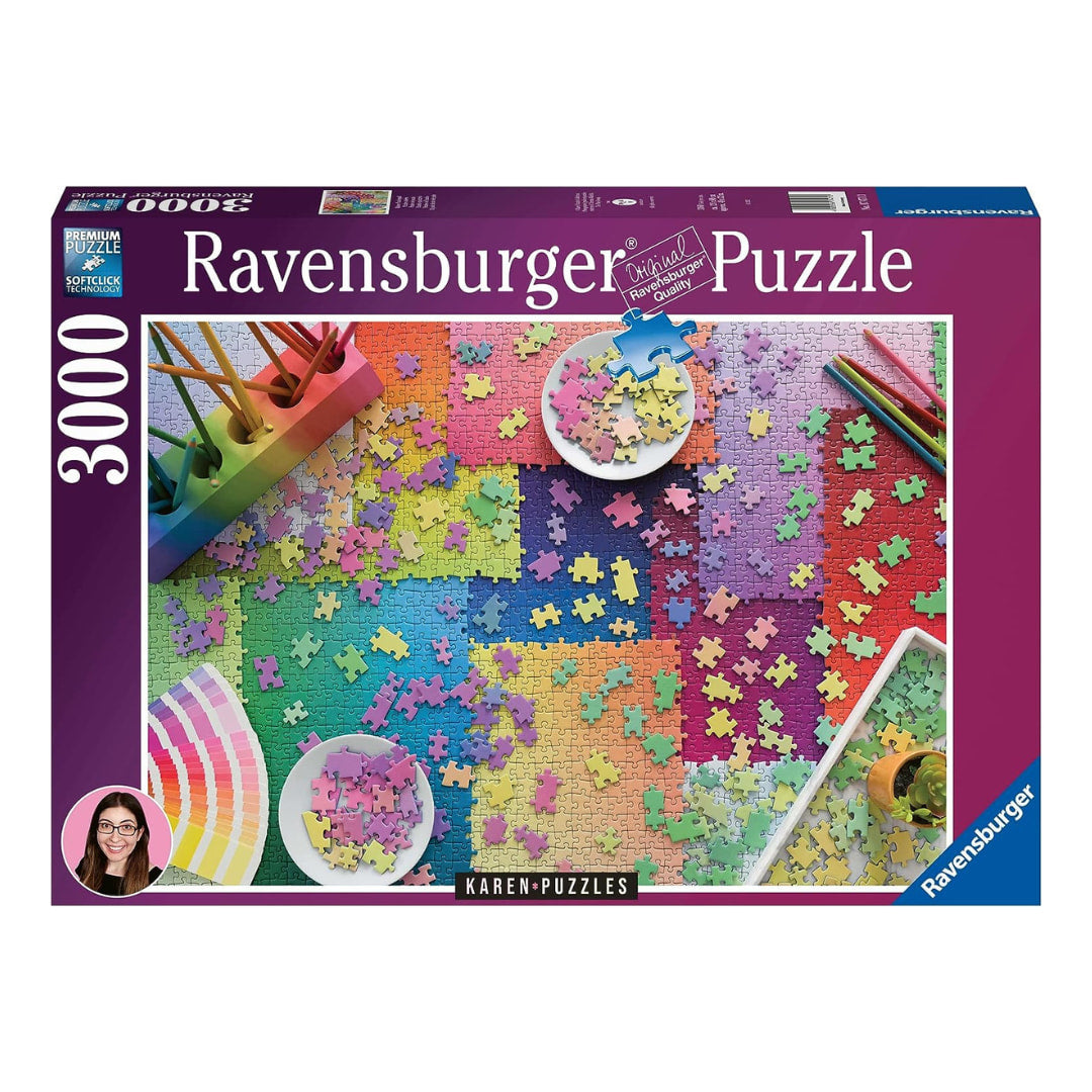 Ravensburger - Puzzles On Puzzles 3000 Piece Puzzle - The Puzzle Nerds 