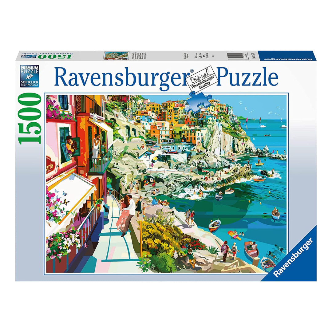 Ravensburger - Romance In Cinque Terre 1500 Piece Puzzle - The Puzzle Nerds