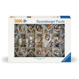 Ravensburger puzzle box with artwork of the Sistine Chapel on the front