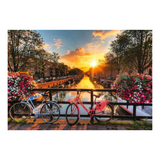 Sunset In Amsterdam 200 Piece Puzzle