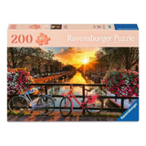 Sunset In Amsterdam 200 Piece Puzzle