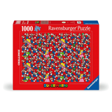 Ravensburger Super Mario puzzle box with colorful characters on a red background