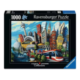 Ravensburger puzzle box with a Toronto cityscape design on a white background