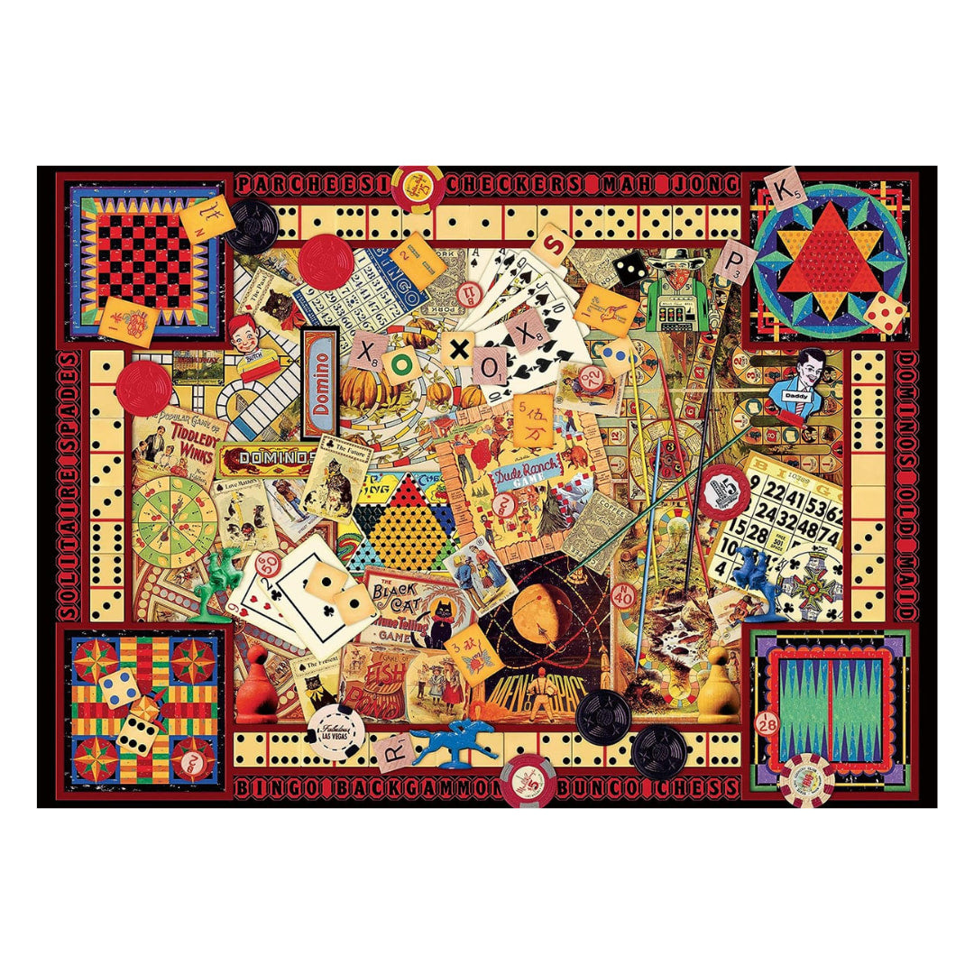 Ravensburger - Vintage Games 1000 Piece Puzzle  - The Puzzle Nerds 