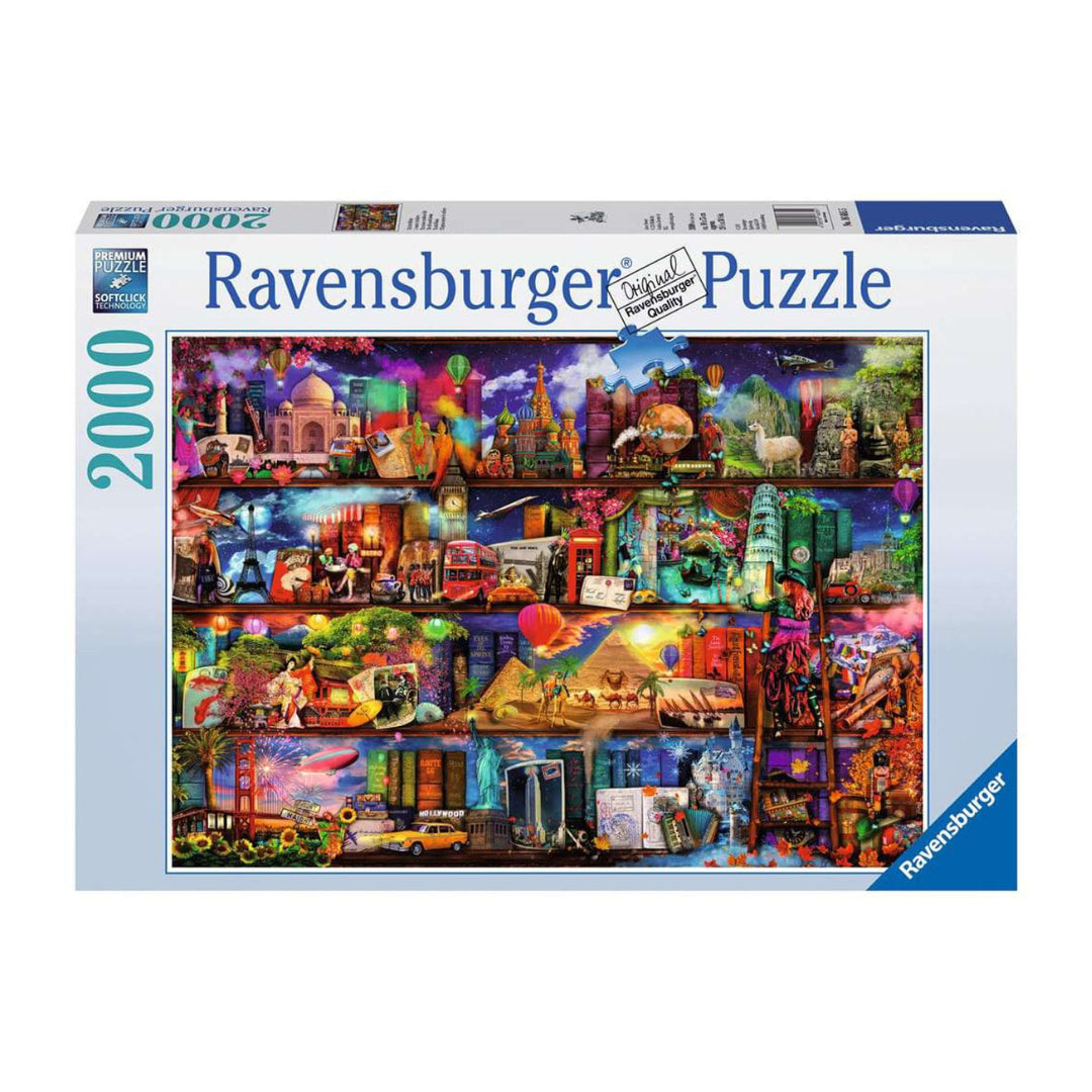 Ravensburger - World Of Books 2000 Piece Puzzle - The Puzzle Nerds 