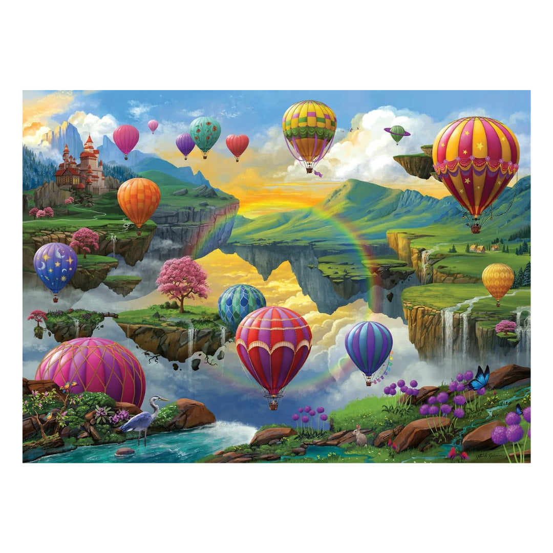 Ravensburger Puzzles - Air Balloon Valley 500 Piece Jigsaw Puzzle - The Puzzle Nerds