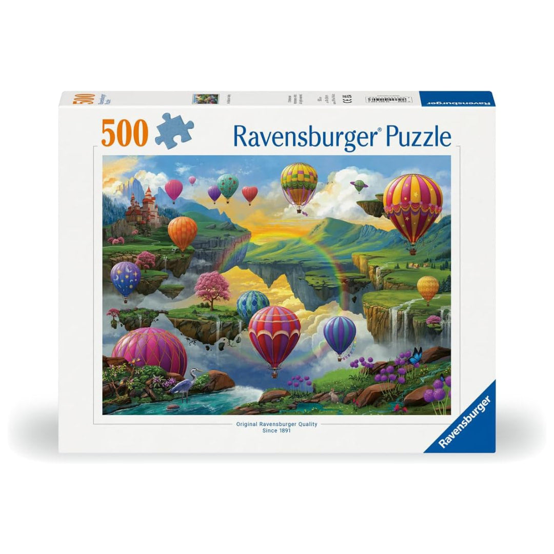 Ravensburger Puzzles - Air Balloon Valley 500 Piece Jigsaw Puzzle - The Puzzle Nerds