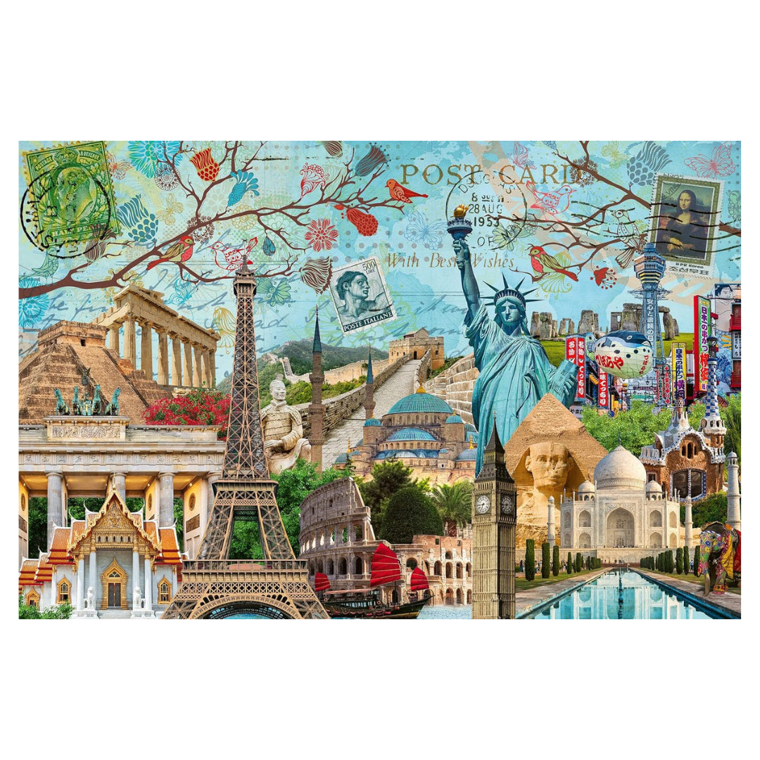 Ravensburger Puzzles - Big City Collage 5000 Piece Jigsaw Puzzle - The Puzzle Nerds 