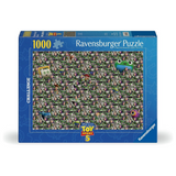 Ravensburger Puzzle 1000-piece jigsaw puzzle box featuring a colorful collage of Toy Story characters on a blue box with the Toy Story 5 logo.