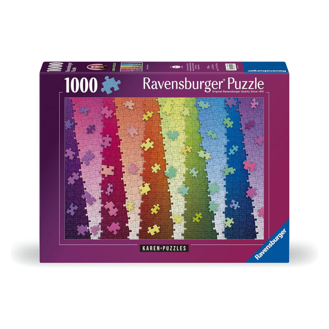 Ravensburger Puzzles - Colors On Colors 1000 Piece Puzzle - The Puzzle Nerds  