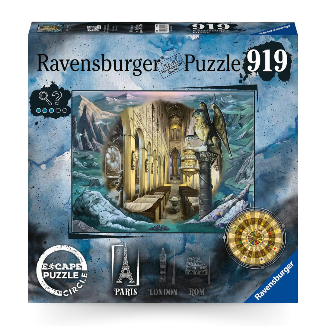 Ravensburger Puzzles - Escape The Circle Paris 919 Piece Jigsaw Puzzle - The Puzzle Nerds  