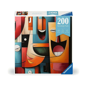 Ravensburger Puzzles - Happy Cubism 200 Piece Puzzle - The Puzzle Nerds  