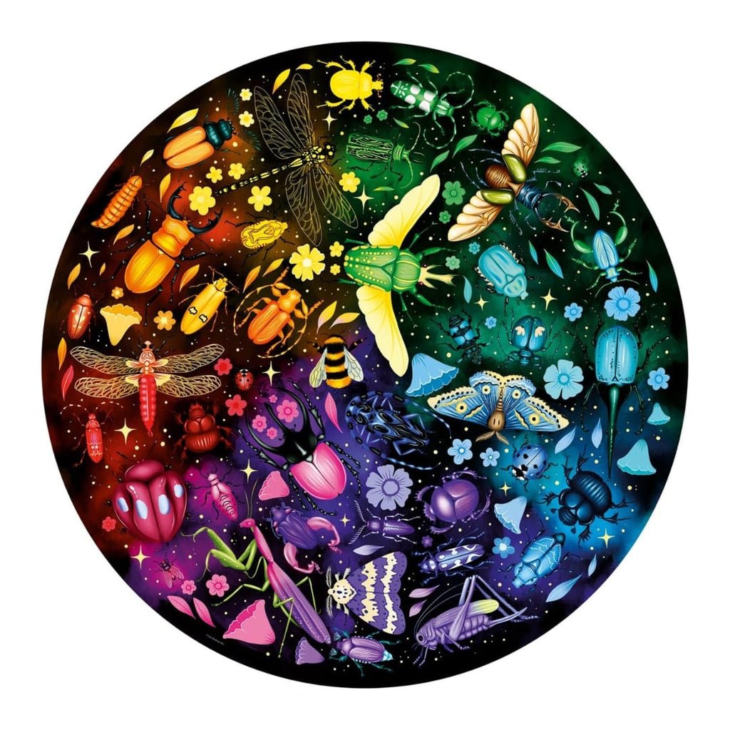 Insects 500 Piece Round Puzzle – The Puzzle Nerds