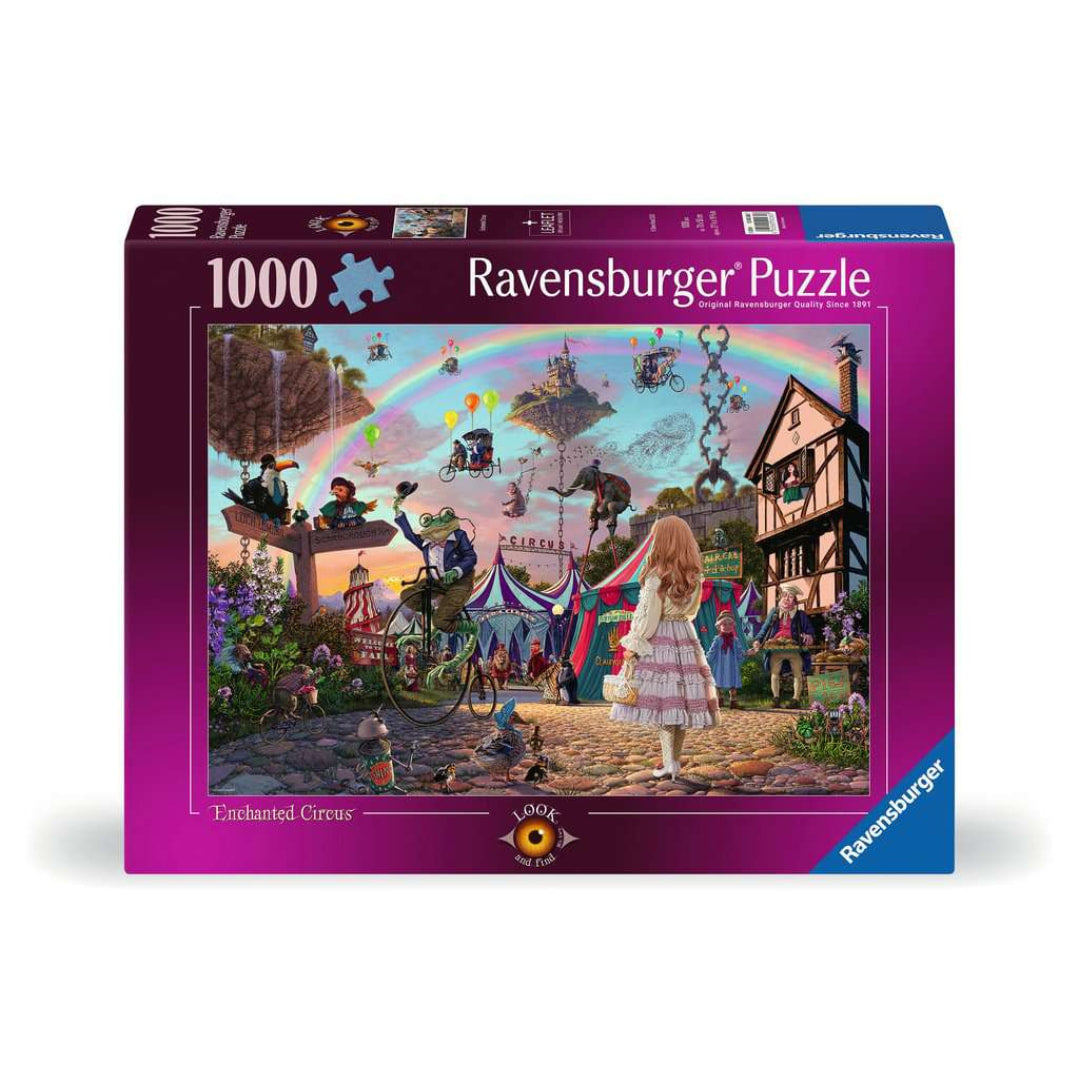 Ravensburger Puzzles - Look And Find - Enchanted Circus 1000 Piece Puzzle - The Puzzle Nerds  